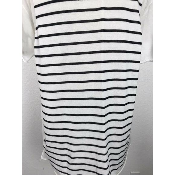 T Alexander Wang Stretch Knit Pullover Striped Top FLAWS - Picture 12 of 12